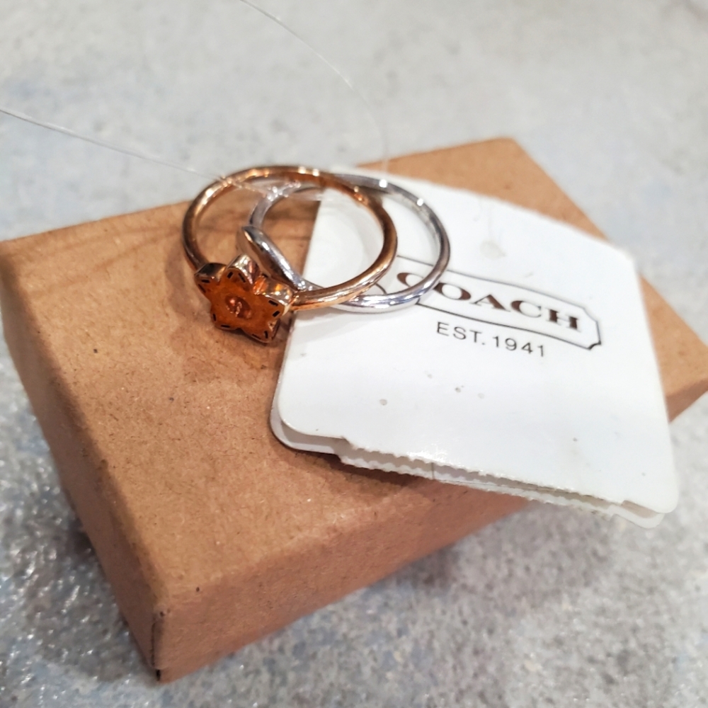 Coach stacking rings